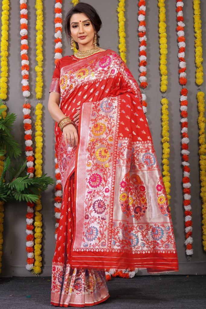 Kohinoor Silk By Policona Soft Silk Designer Saree Catalog